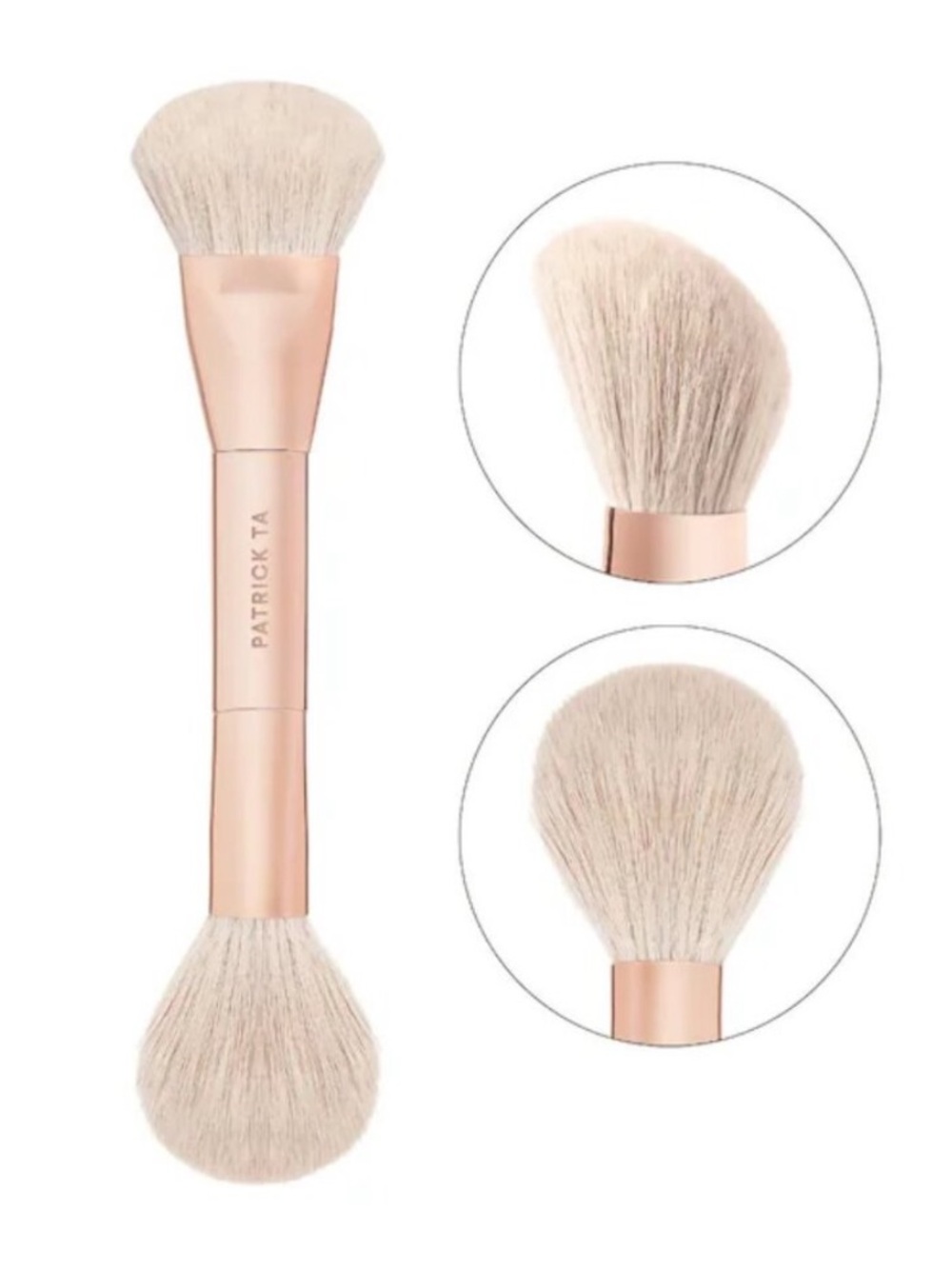 Patrick Ta ~ DUAL ENDED BLUSH BRUSH (For Face 3) ~ Award Winner ⭐NIB